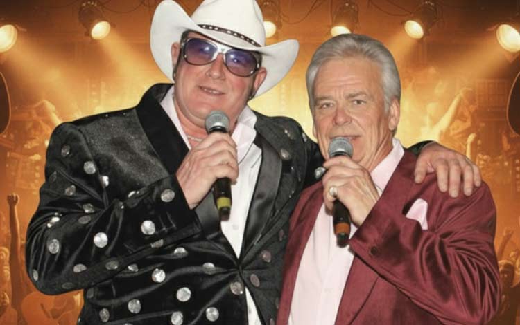 Les Crooners Jean Paray et Kein Reiber vous offrent les hits country d'hier à aujourd'hui, accompagnés par le groupe SylDan et la chanteuse-choriste Nancy Fortin et Pat Bouche à l'animation.